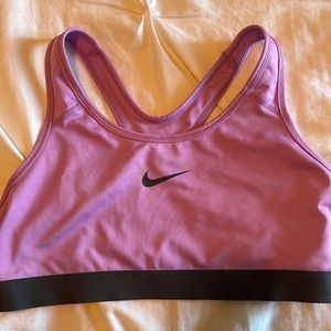 Nike swoosh sports bra M